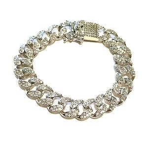 Bling bling mens chainlink bracelet